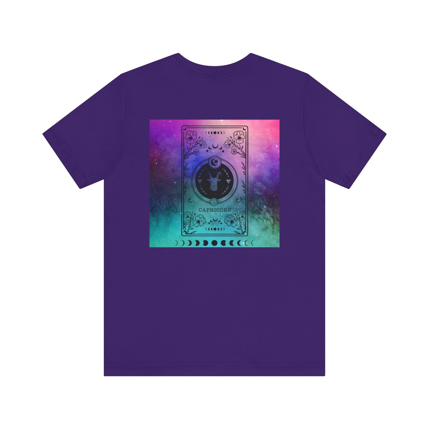 Capricorn Trippy Astrology Zodiac Short Sleeve Tee