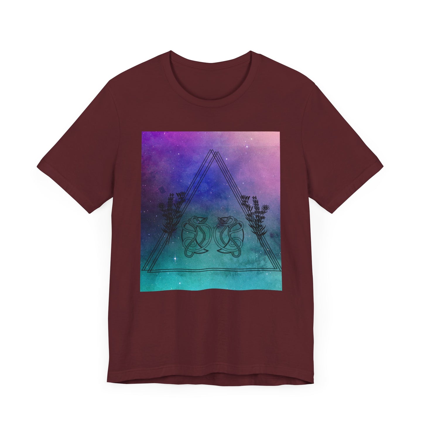 Aquarius Trippy Galaxy Zodiac Short Sleeve Tee