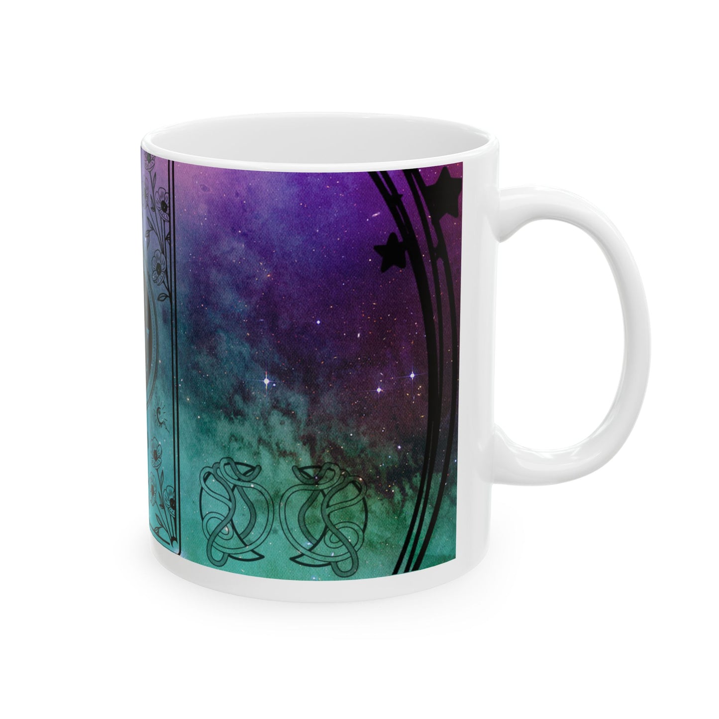 Virgo Stardust White Ceramic Mug