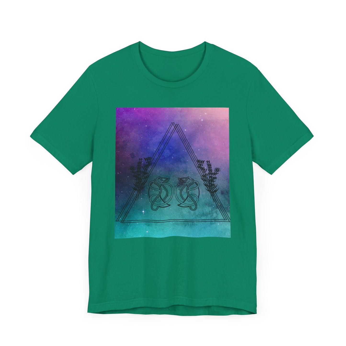 Aquarius Trippy Galaxy Zodiac Short Sleeve Tee