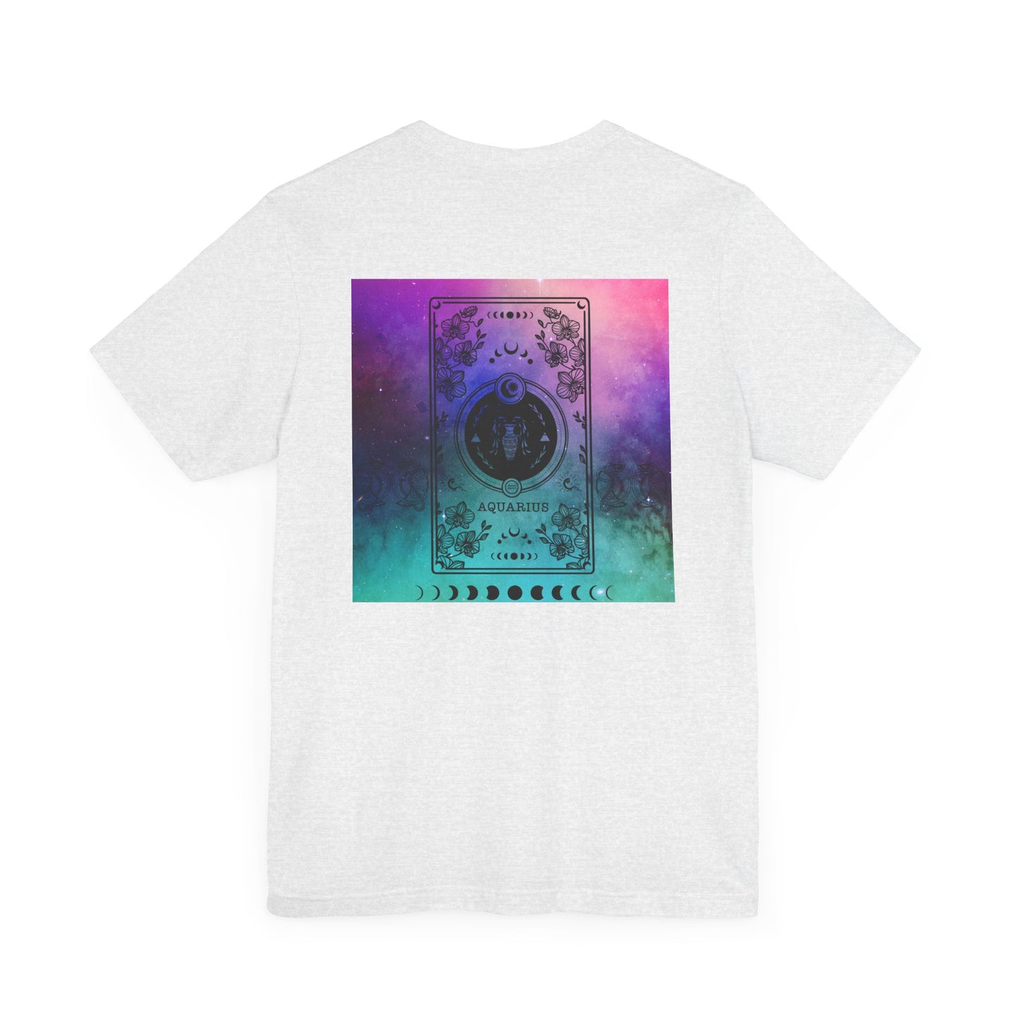 Aquarius Trippy Galaxy Zodiac Short Sleeve Tee