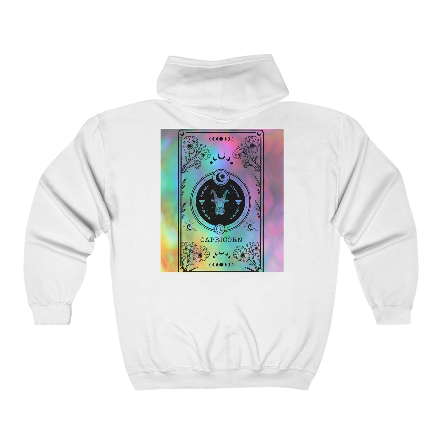 Capricorn Zodiac Zip-Up Hoodie