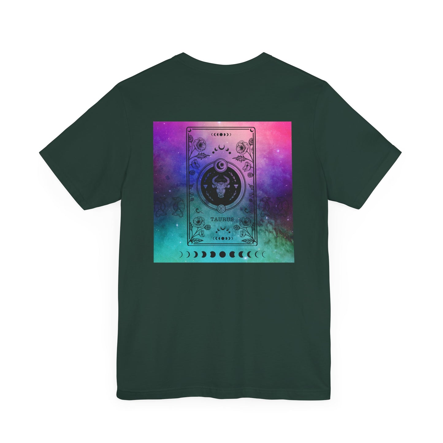Taurus Trippy Galaxy Zodiac Short Sleeve Tee