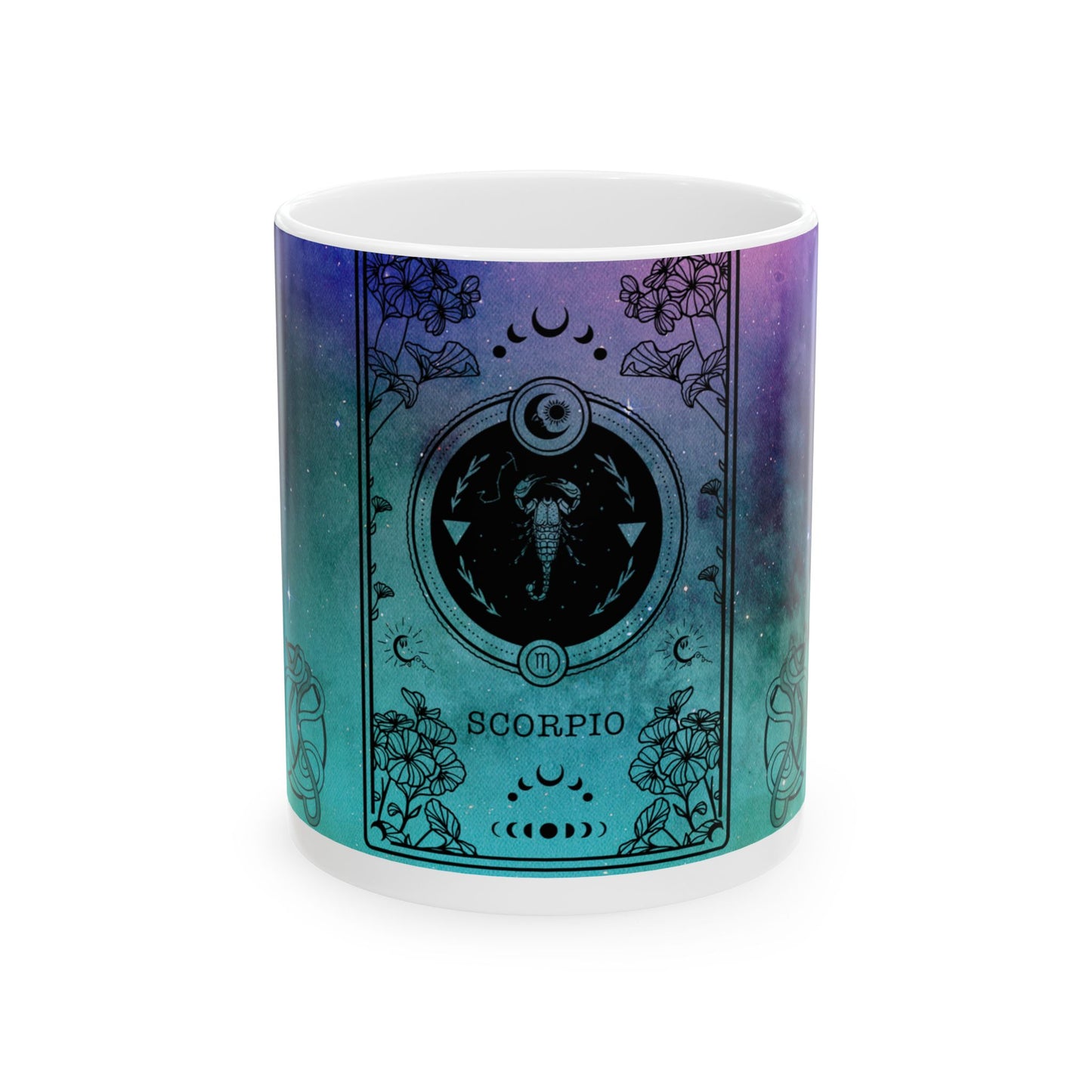 Scorpio Stardust White Ceramic Mug