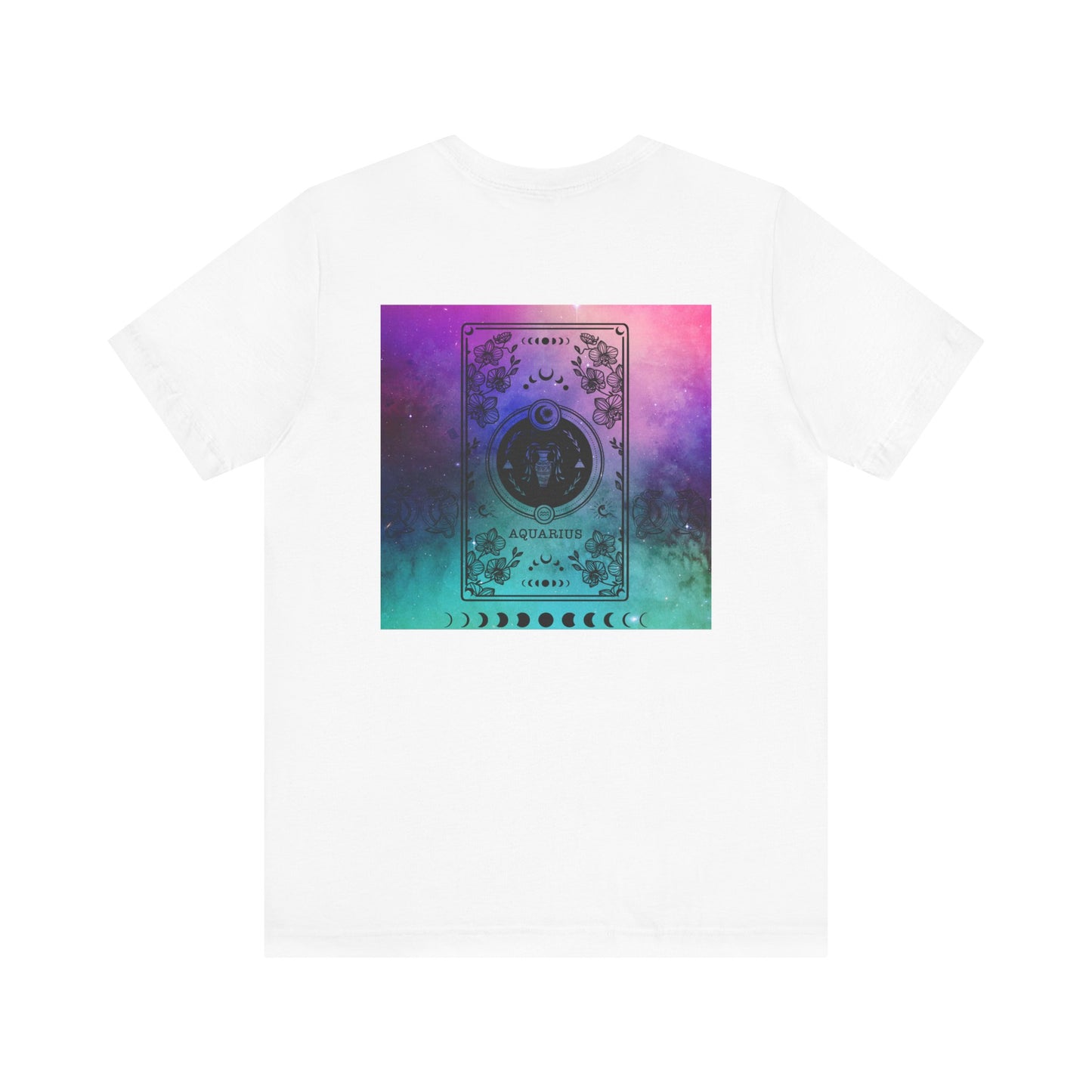Aquarius Trippy Galaxy Zodiac Short Sleeve Tee