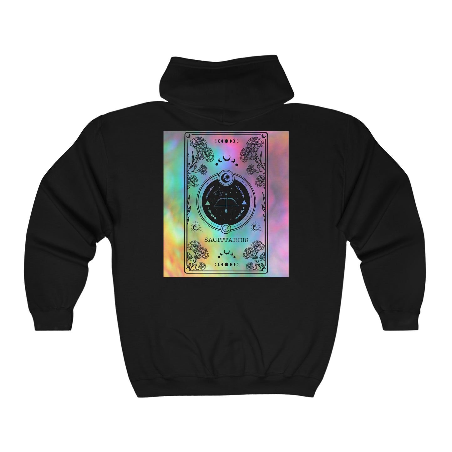 Sagittarius Zodiac Zip-Up Hoodie