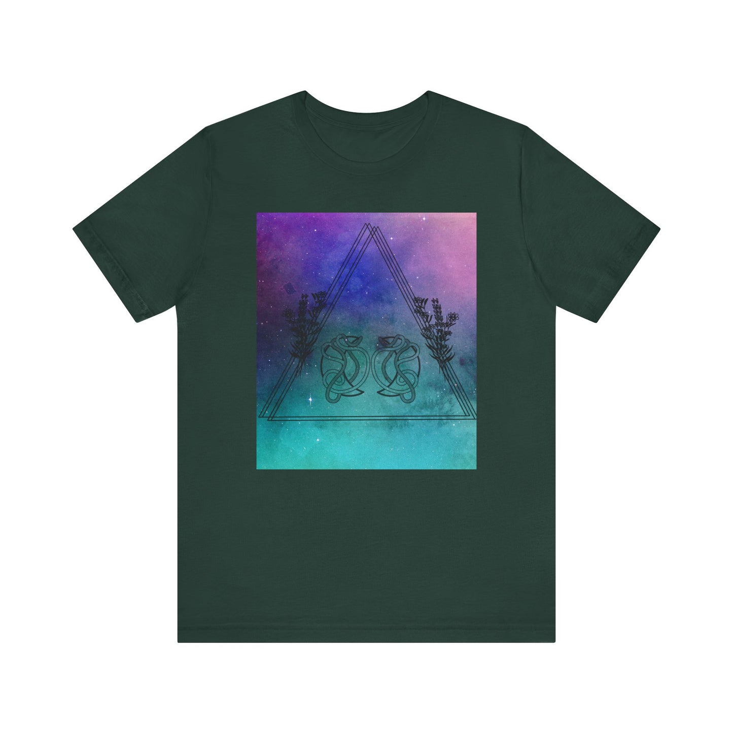Leo Trippy Galaxy Zodiac Short Sleeve Tee