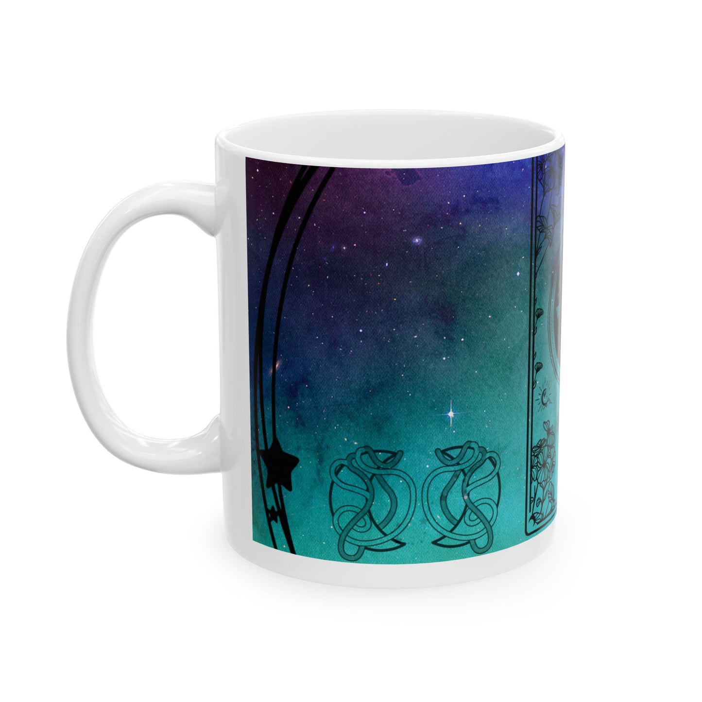 Scorpio Stardust White Ceramic Mug
