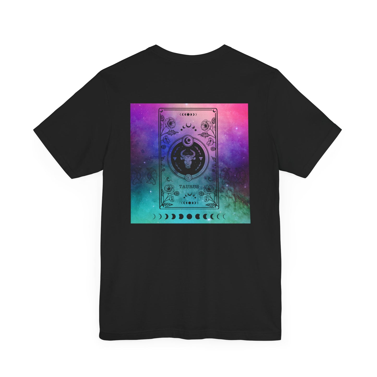 Taurus Trippy Galaxy Zodiac Short Sleeve Tee