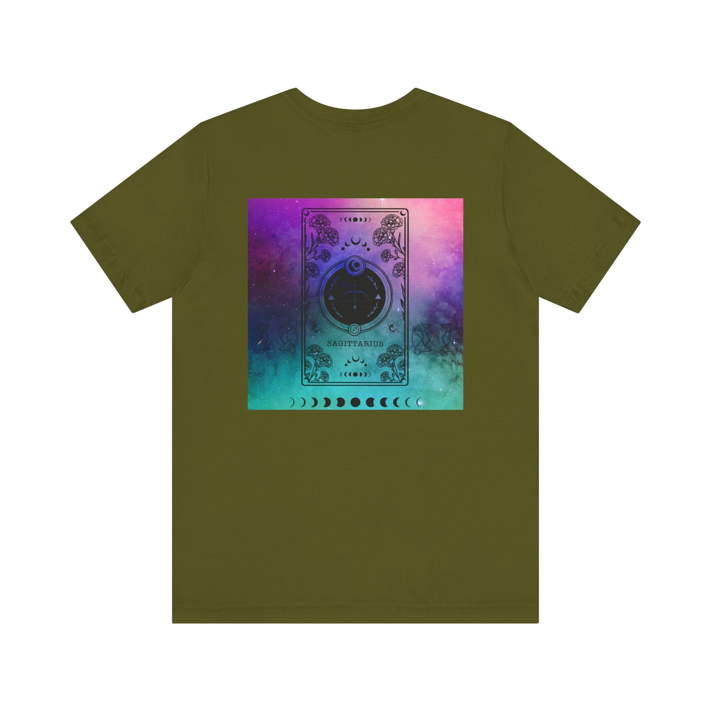 Sagittarius Trippy Galaxy Zodiac Short Sleeve Tee