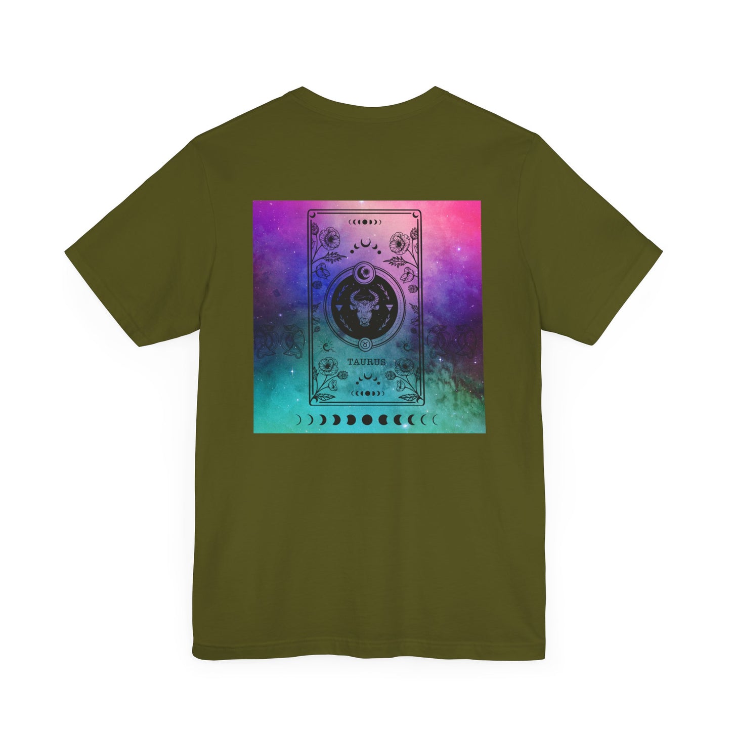 Taurus Trippy Galaxy Zodiac Short Sleeve Tee
