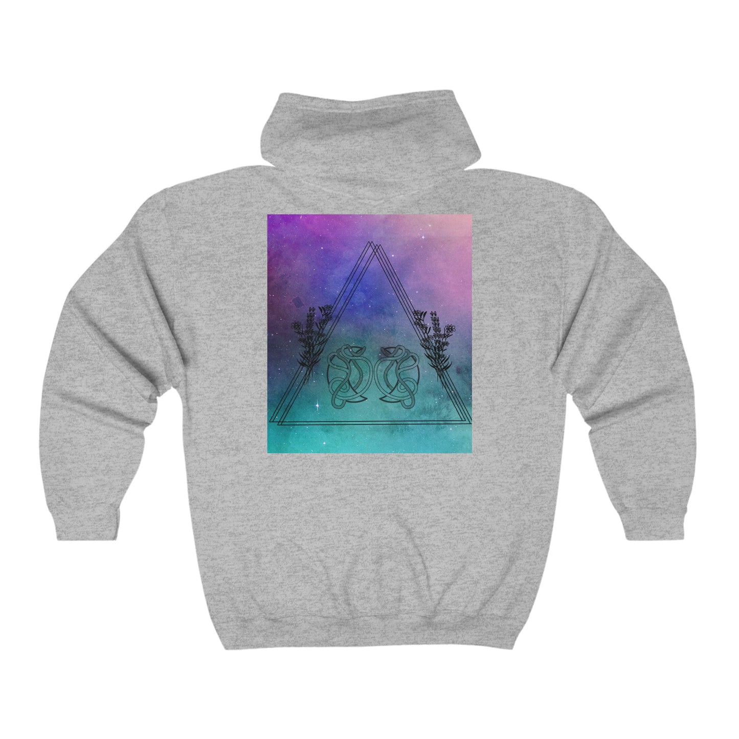 Galaxy Leo Zodiac Zip-Up Hoodie