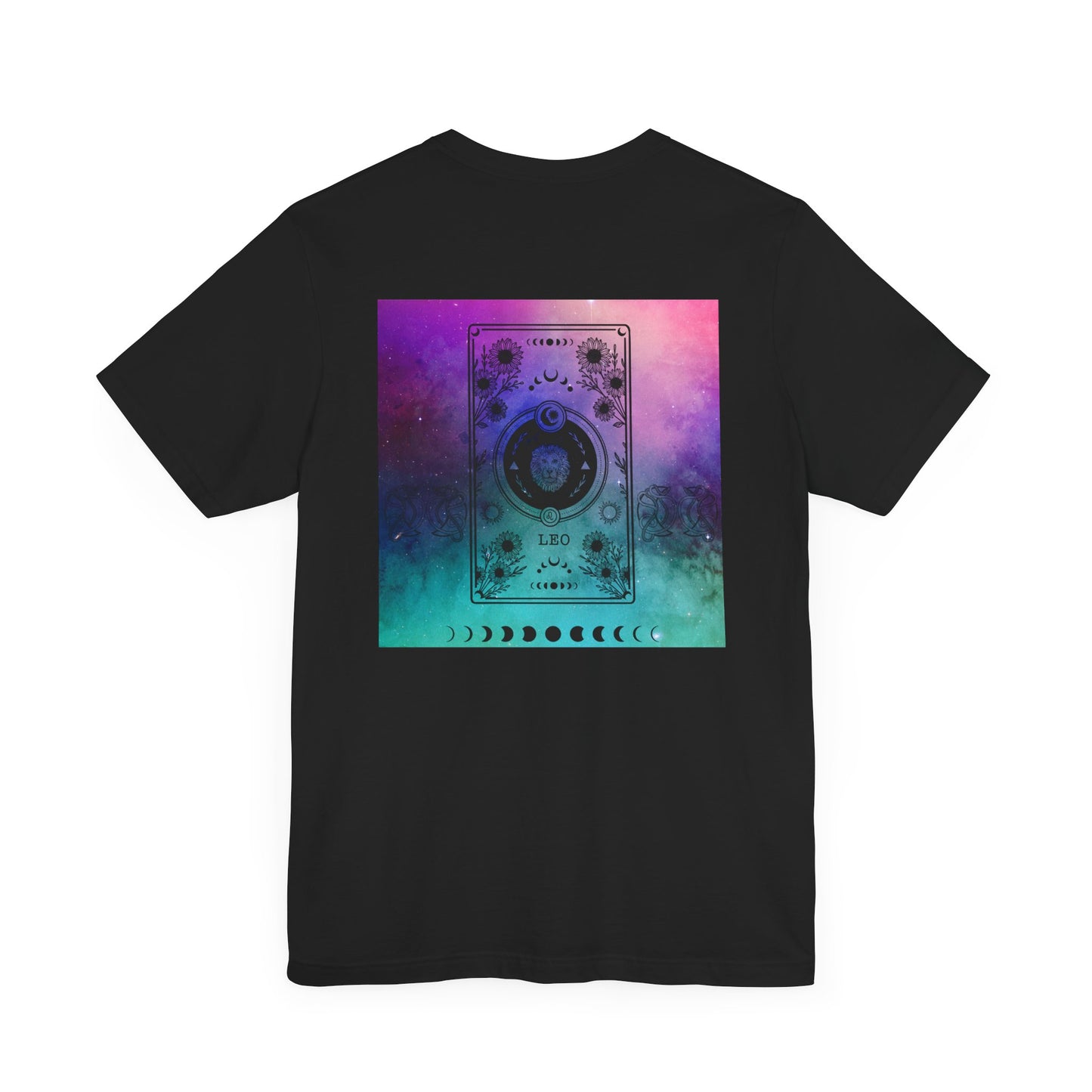 Leo Trippy Galaxy Zodiac Short Sleeve Tee