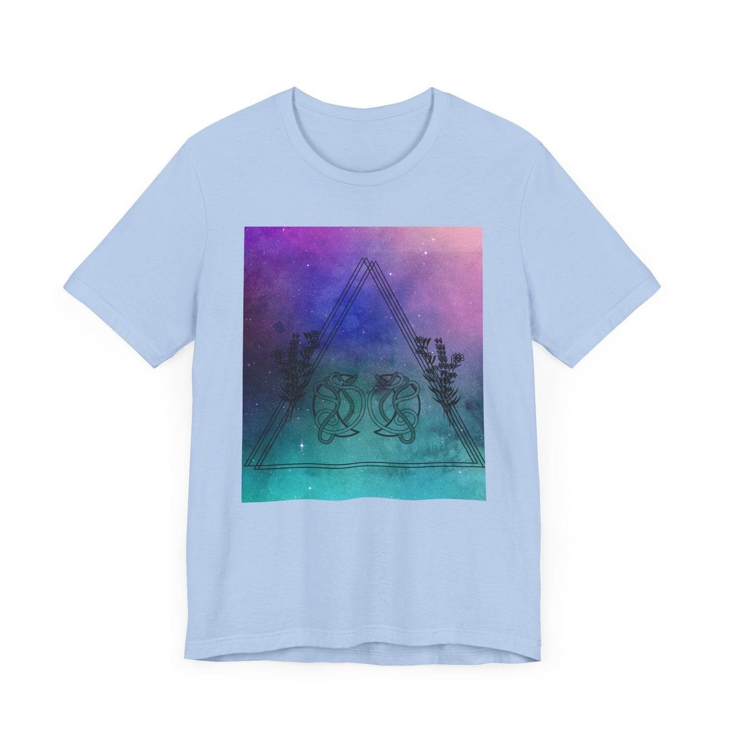 Aquarius Trippy Galaxy Zodiac Short Sleeve Tee