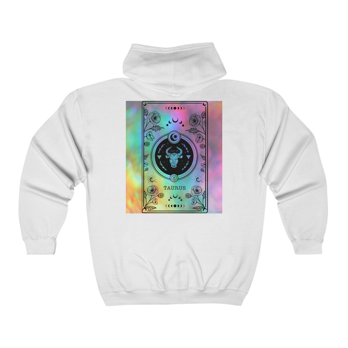 Taurus Zodiac Zip-Up Hoodie