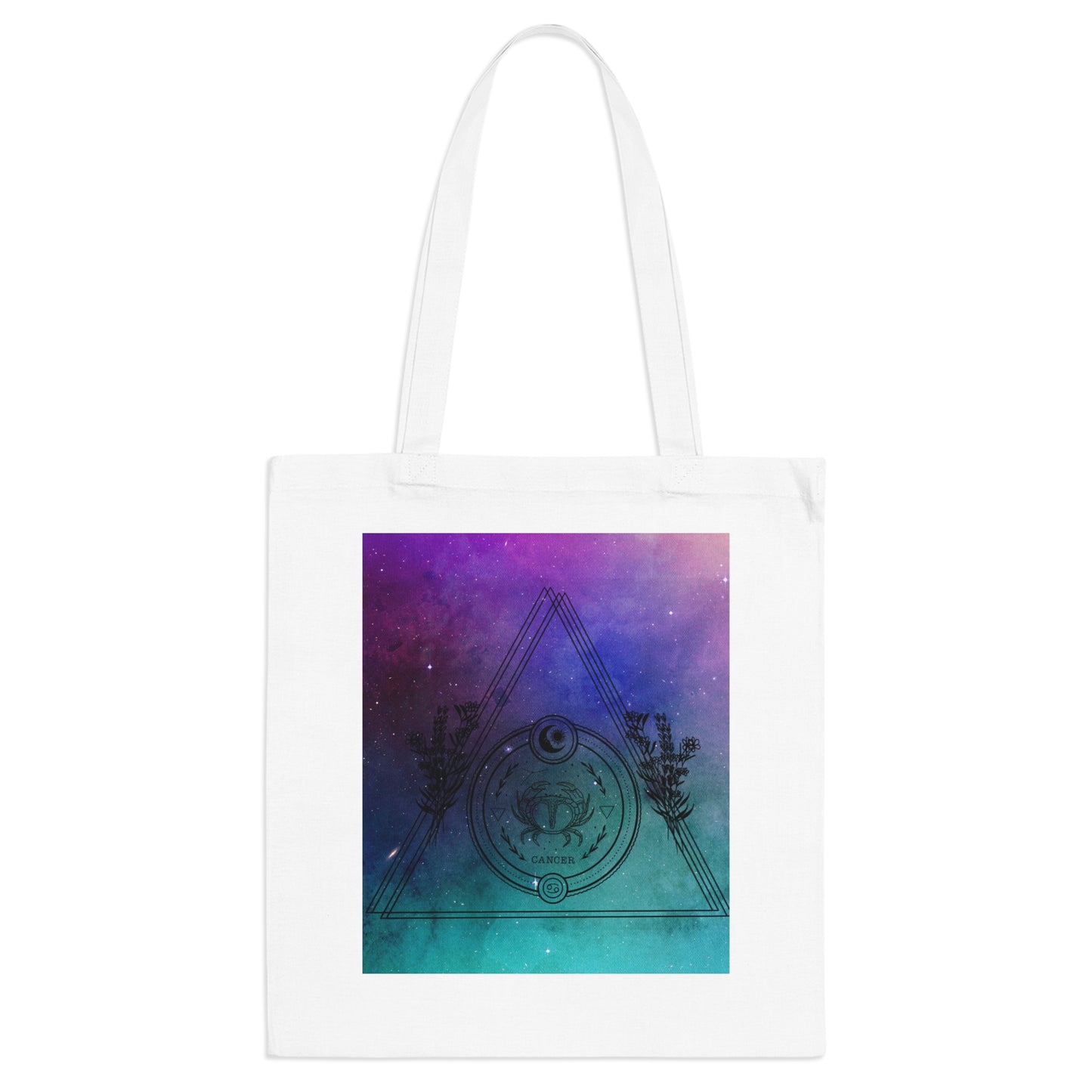 Galaxy Cancer Zodiac Tote Bag