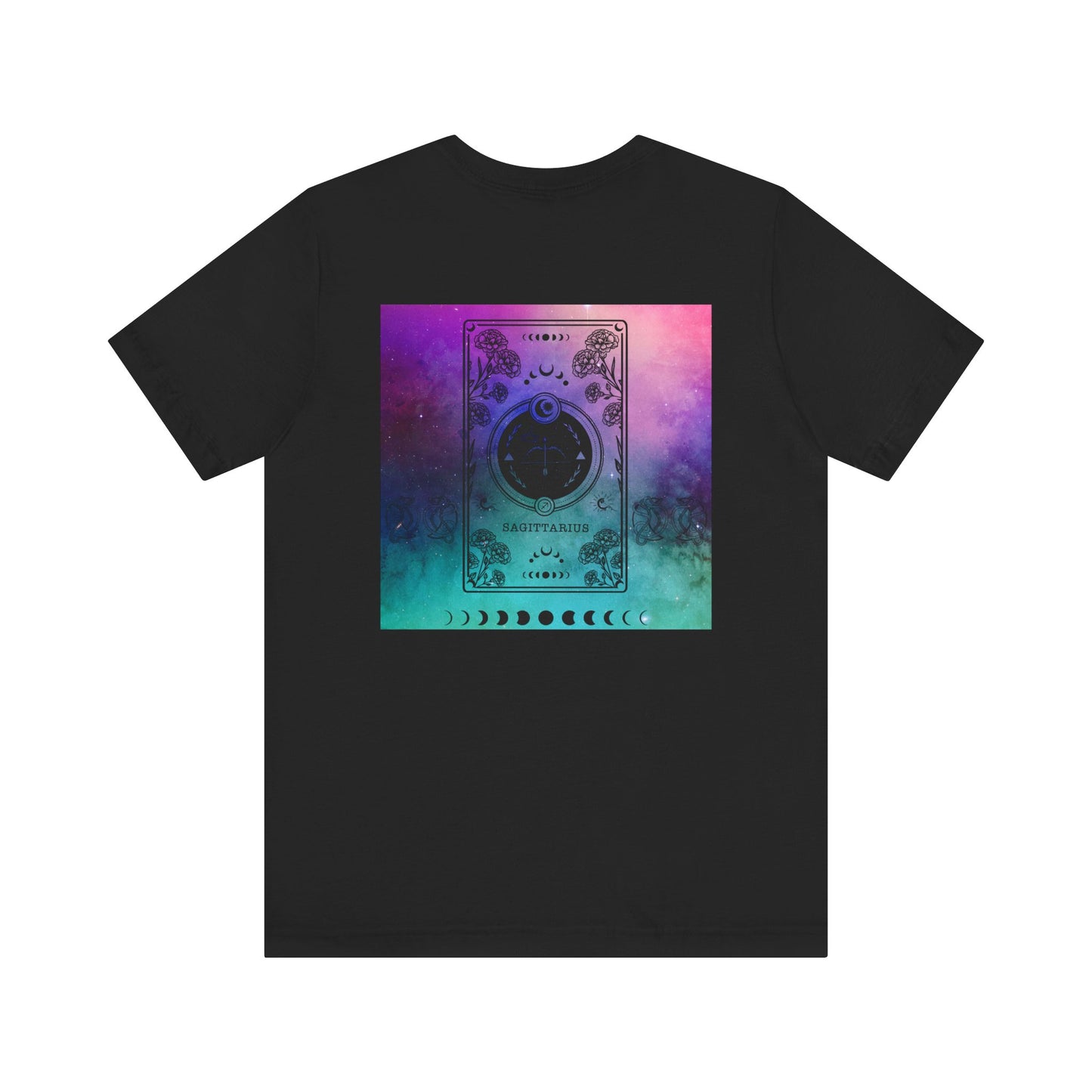 Sagittarius Trippy Galaxy Zodiac Short Sleeve Tee