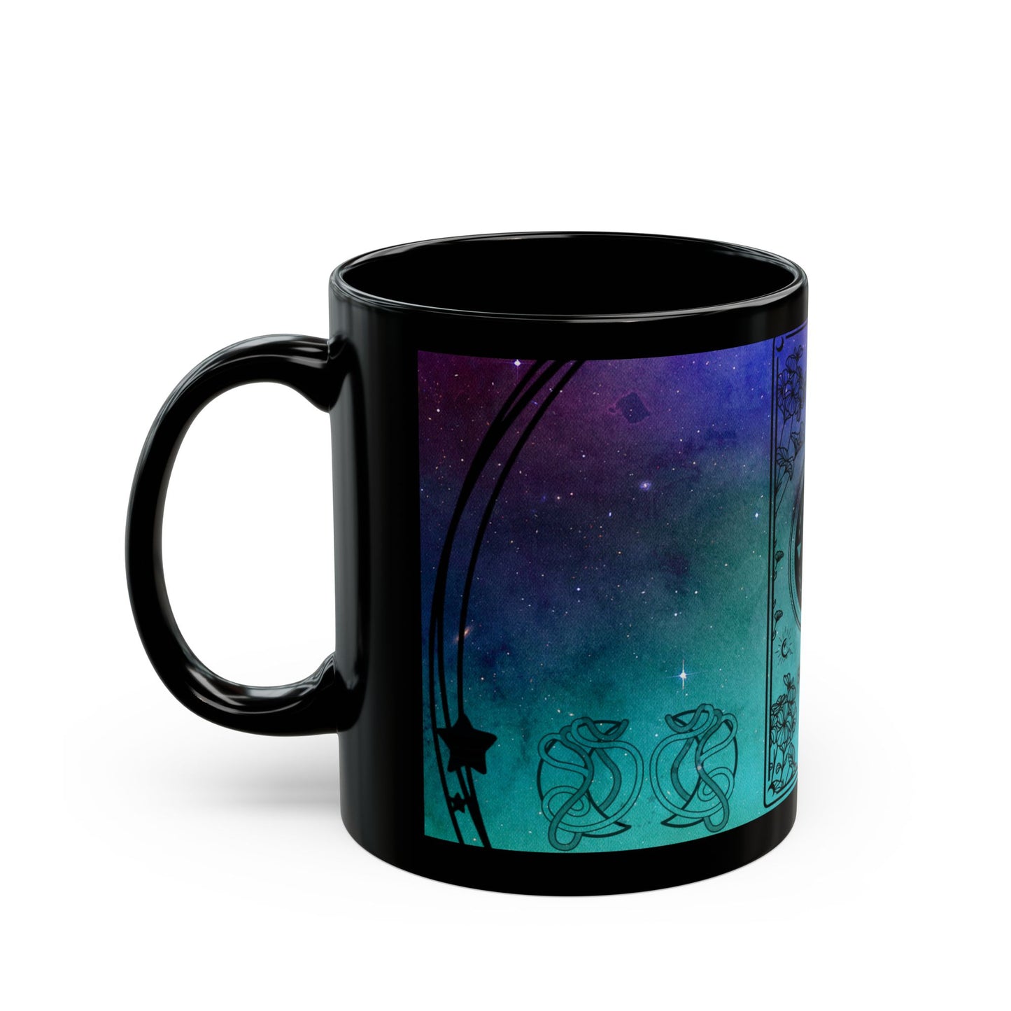 Scorpio Stardust Black Ceramic Mug