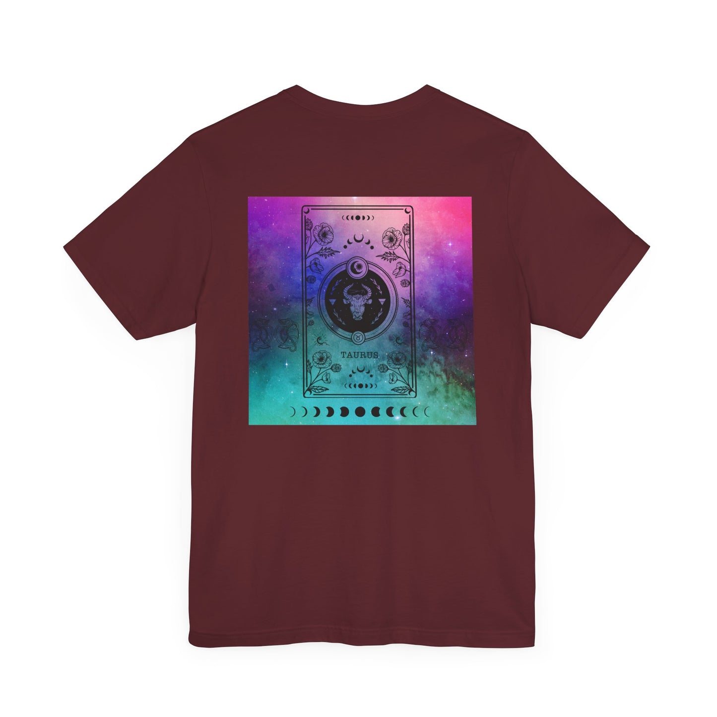 Taurus Trippy Galaxy Zodiac Short Sleeve Tee