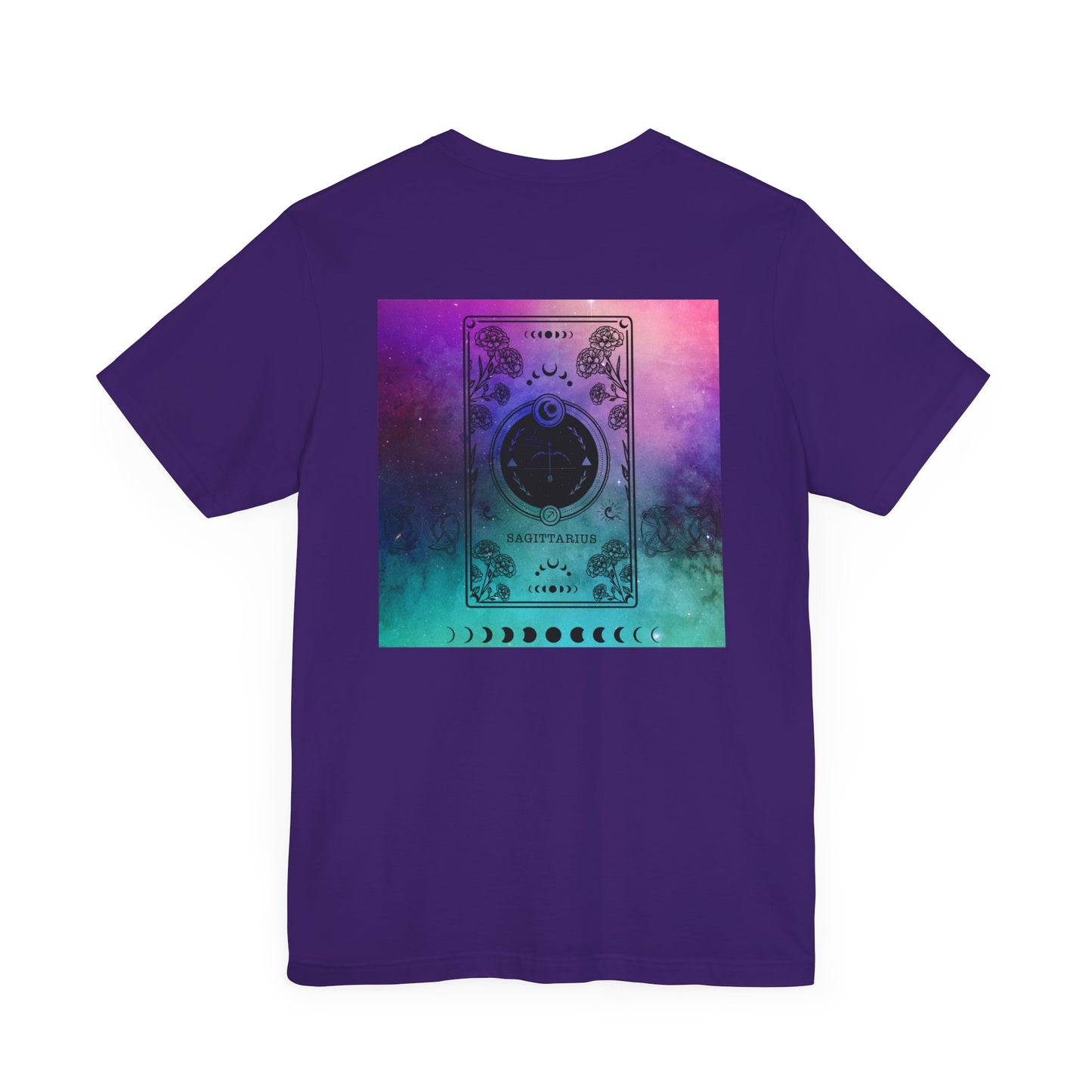 Sagittarius Trippy Galaxy Zodiac Short Sleeve Tee