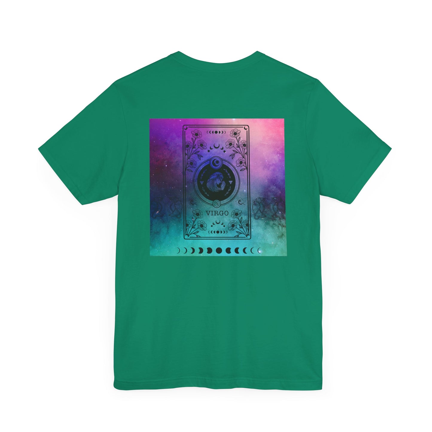 Virgo Trippy Galaxy Zodiac Short Sleeve Tee