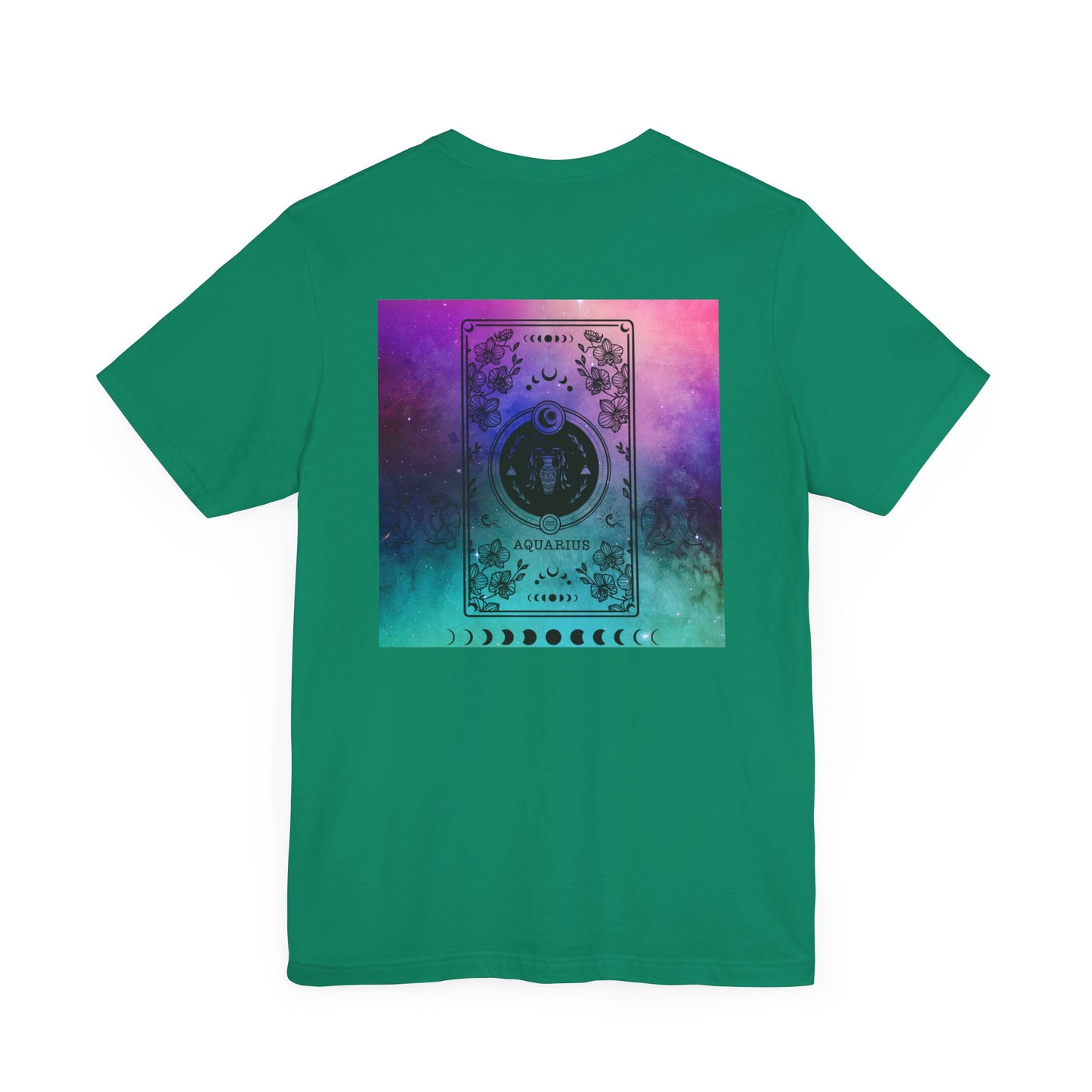 Aquarius Trippy Galaxy Zodiac Short Sleeve Tee