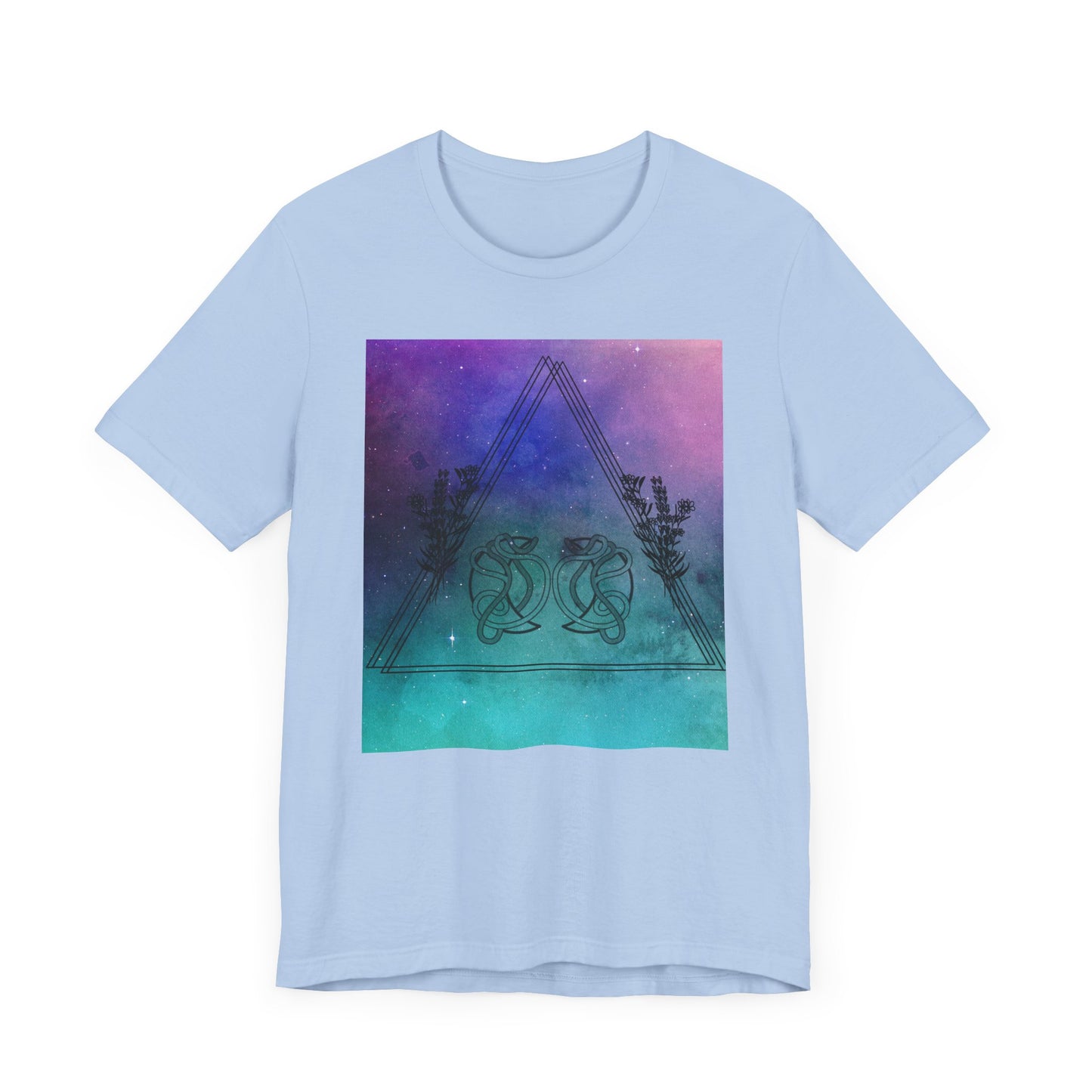 Leo Trippy Galaxy Zodiac Short Sleeve Tee