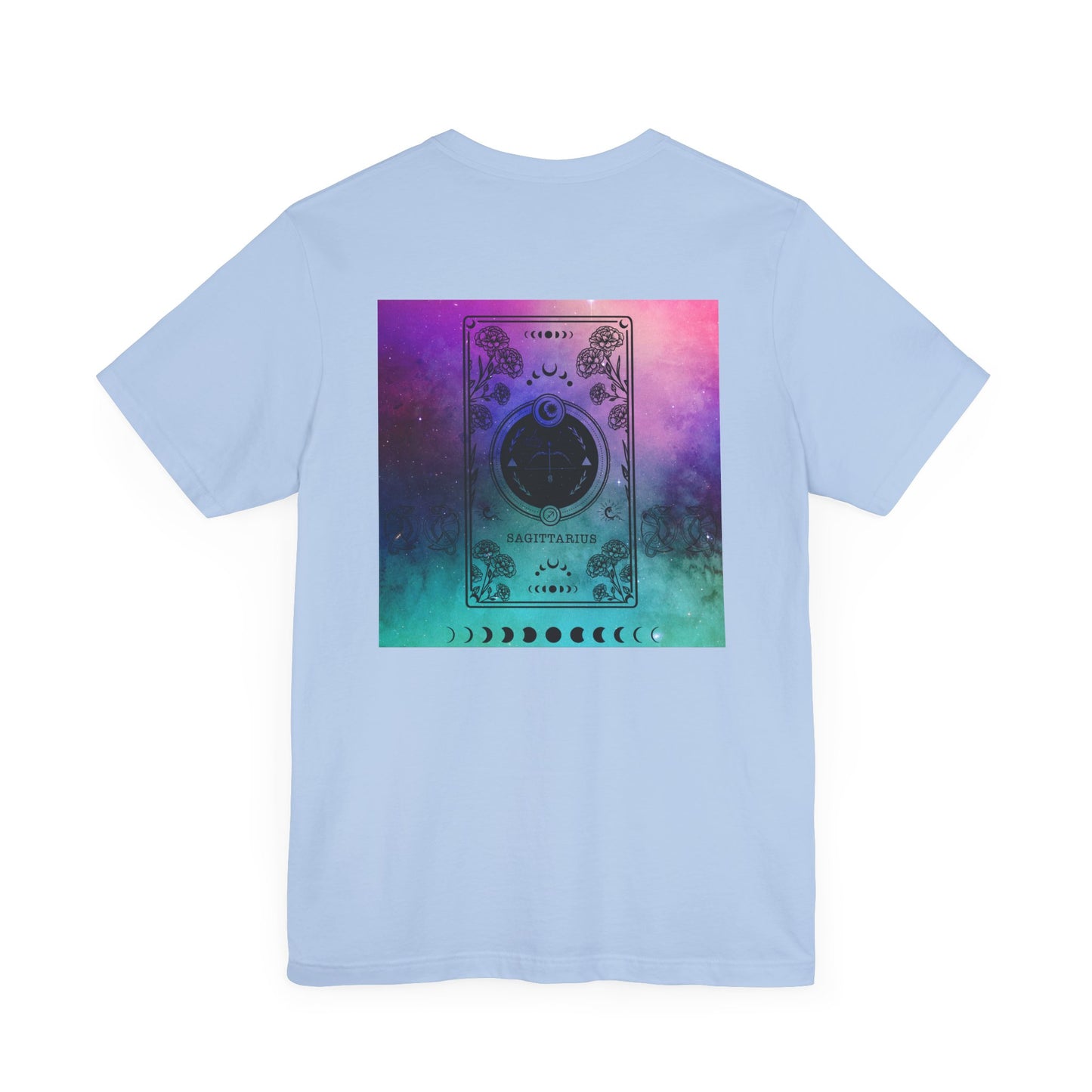 Sagittarius Trippy Galaxy Zodiac Short Sleeve Tee