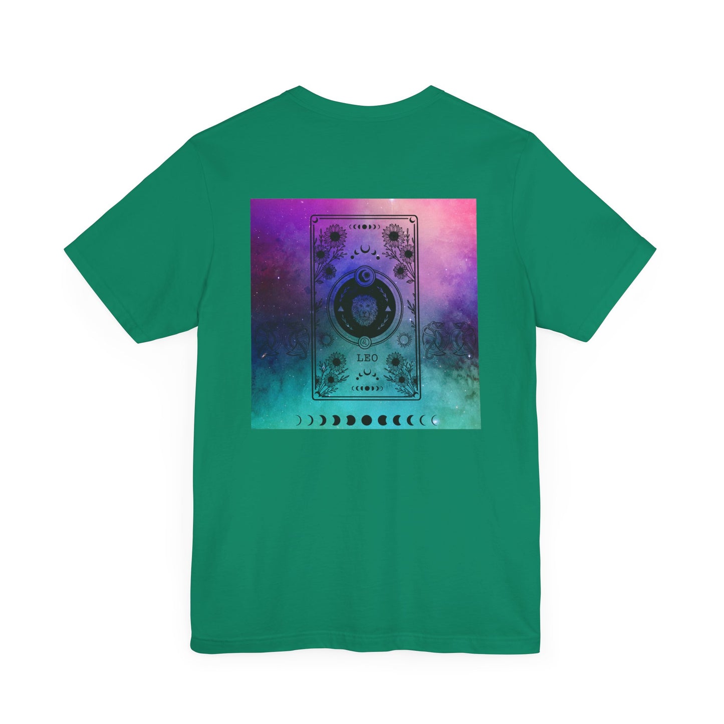 Leo Trippy Galaxy Zodiac Short Sleeve Tee