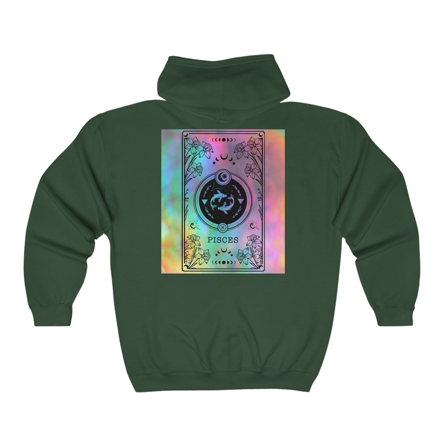 Pisces Zodiac Zip-Up Hoodie
