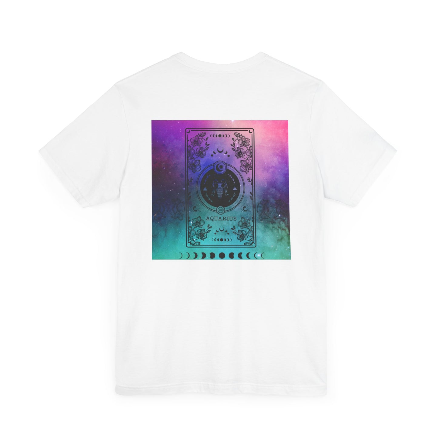 Aquarius Trippy Galaxy Zodiac Short Sleeve Tee