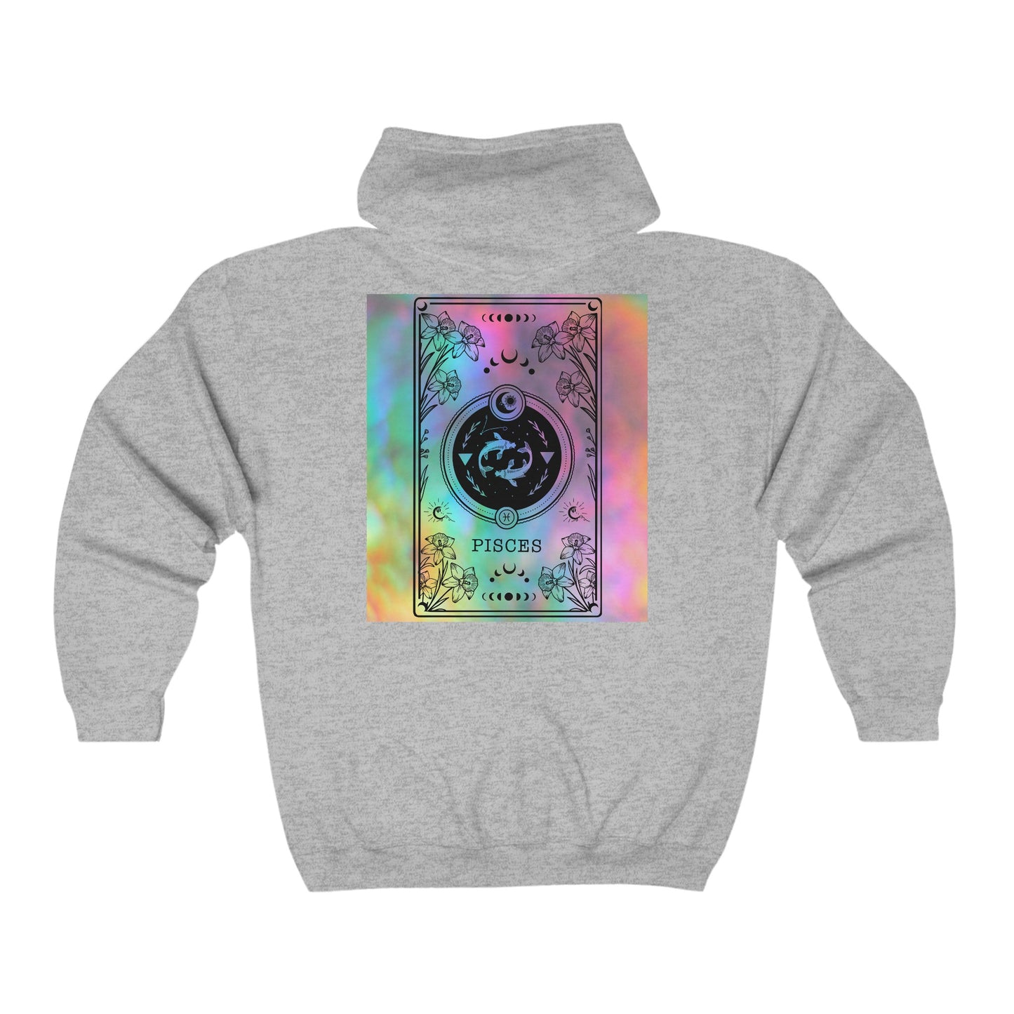 Pisces Zodiac Zip-Up Hoodie