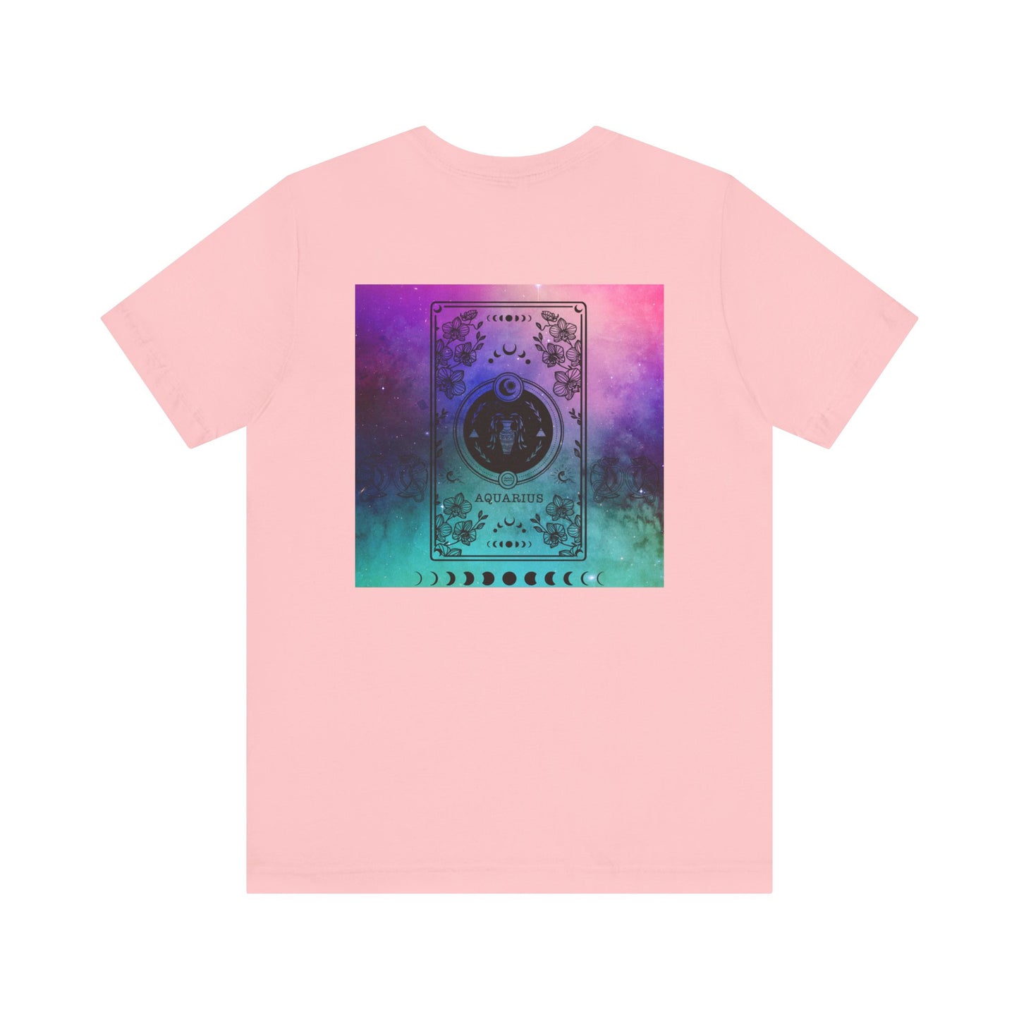 Aquarius Trippy Galaxy Zodiac Short Sleeve Tee