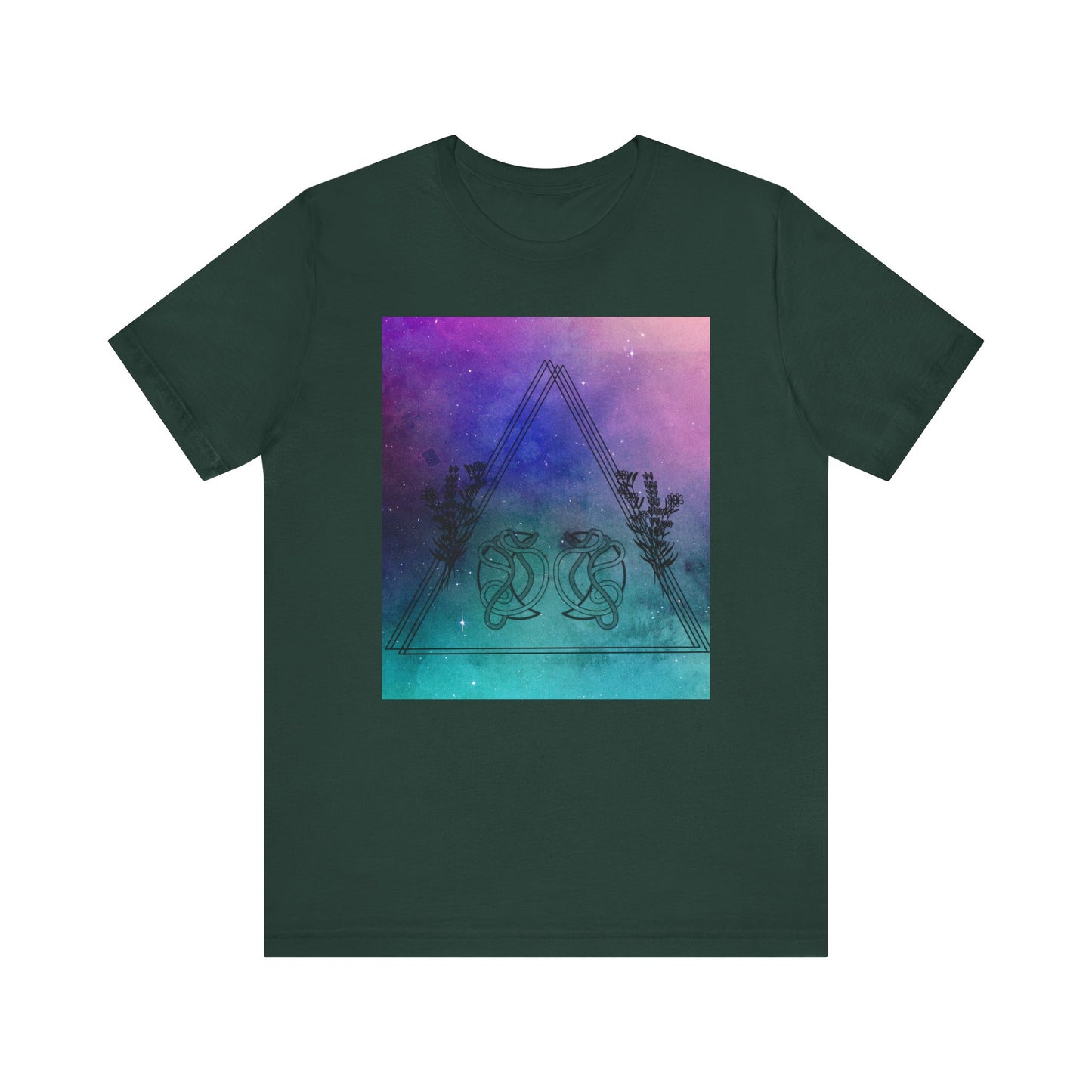 Taurus Trippy Galaxy Zodiac Short Sleeve Tee