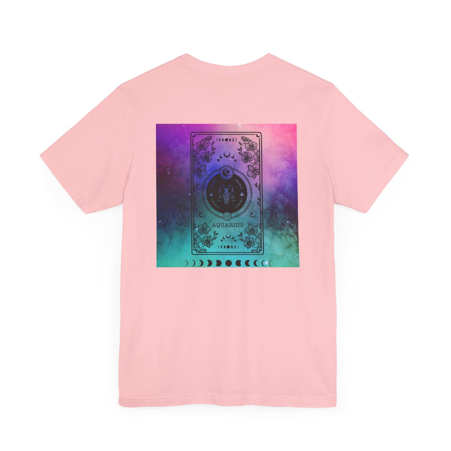 Aquarius Trippy Galaxy Zodiac Short Sleeve Tee