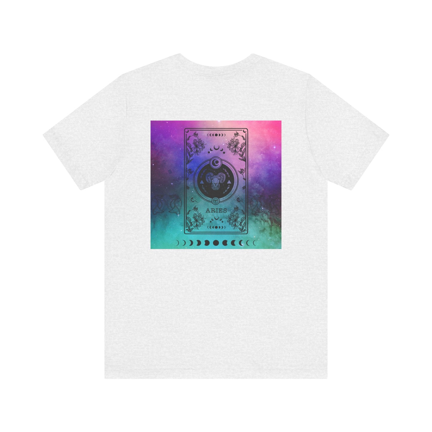 Aries Trippy Galaxy Zodiac Short Sleeve Tee