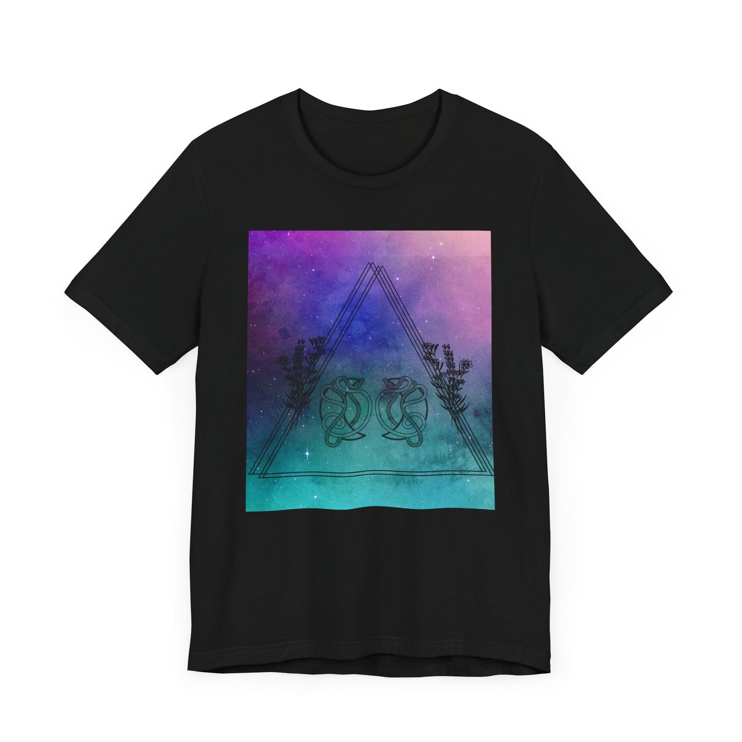 Pisces Trippy Galaxy Zodiac Short Sleeve Tee