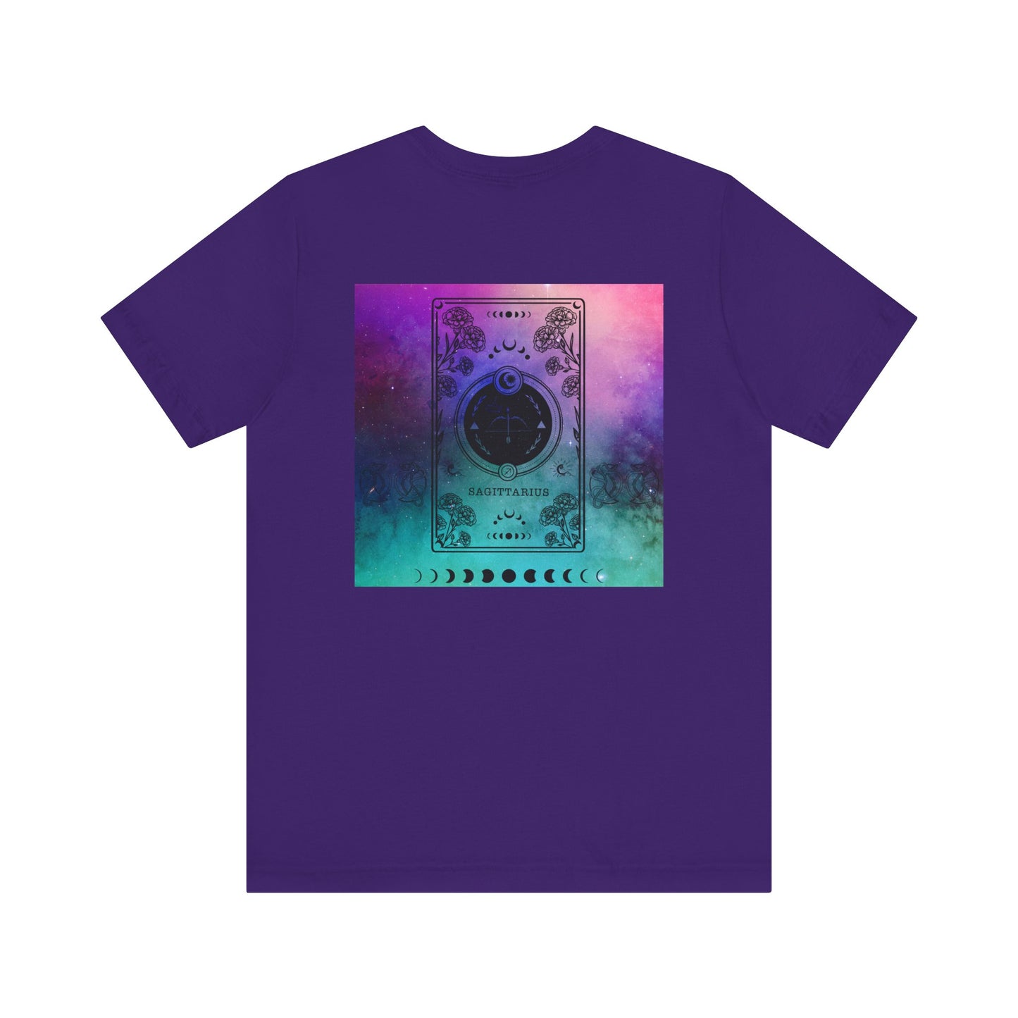 Sagittarius Trippy Galaxy Zodiac Short Sleeve Tee