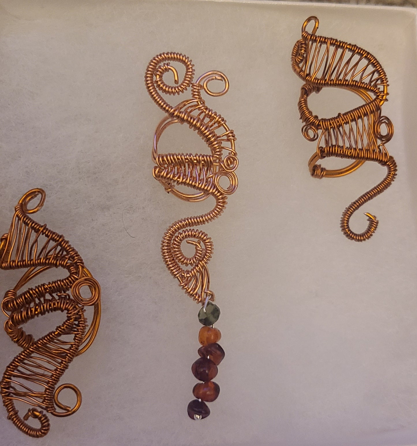 Wire Wrapped Ear Cuffs